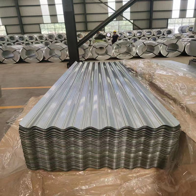 ± 1% Tolerância Prime chapa galvanizada de telhado de metal 0,35 mm/0,38 mm Espessura para serviço de processamento de soldagem