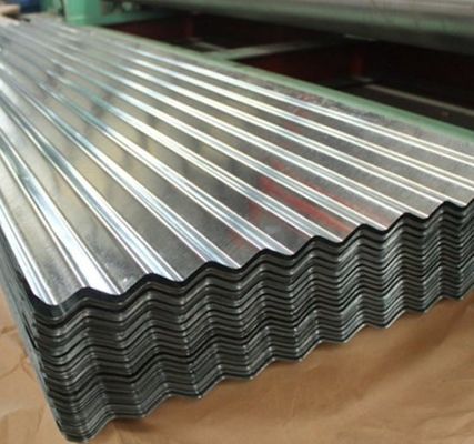 ± 1% Tolerância Prime chapa galvanizada de telhado de metal 0,35 mm/0,38 mm Espessura para serviço de processamento de soldagem
