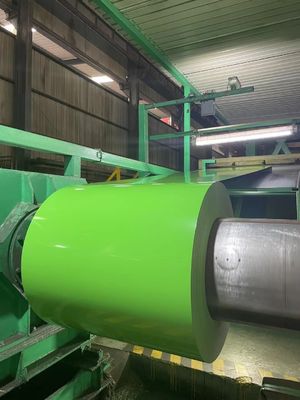 Duplo revestimento de cor pintura de rolos de metal revestimento de cor galvanizado PPGI PPGL bobina de aço / folhas em bobinas para cor RAL