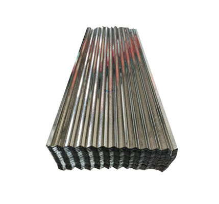 Folha de telhado GI 0,22-0,25 mm Galvanizado Galvalume pré-pintado de cor revestido corrugado vidrado Trapezoidal aço telhado telhado