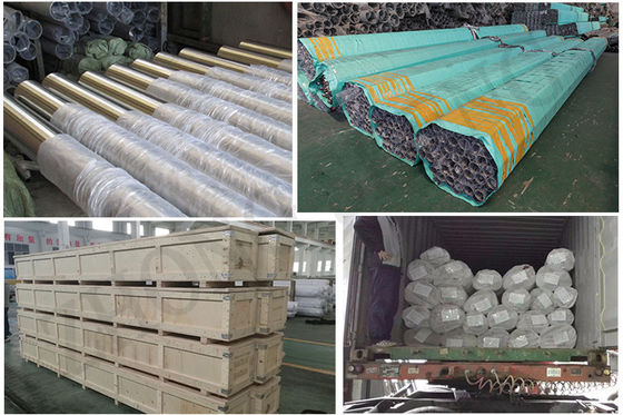 304 316 310S 304l 316l 316ti 904L 2101 2205 2507 Tubo de aço inoxidável sem costura com padrão JIS e acabamento de superfície 2B