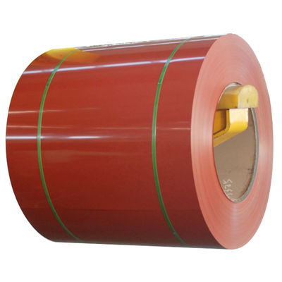 Folhas de telhado de metal Materiais de construção Dureza média RAL Cor 0,4 mm 0,5 mm Espessura bobinas PPGI Cor bobina de aço revestida