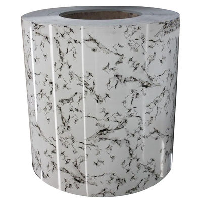 Folhas de telhado de metal Materiais de construção Dureza média RAL Cor 0,4 mm 0,5 mm Espessura bobinas PPGI Cor bobina de aço revestida