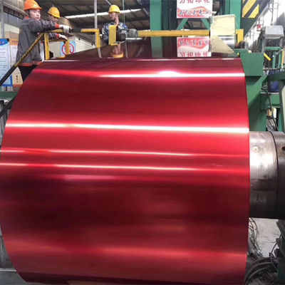600-1500 mm Largura bobina de aço PPGI para venda direta ASTM JIS aço galvanizado revestido de cor