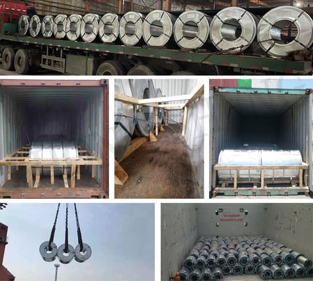 Fornecedores chineses oferecem bobina GL revestida com Aluzinco de 0,5-3,0 mm Az150 para construção de estruturas de aço ultraleves