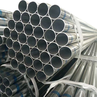 Tubo de aço galvanizado A53 de espessura de 4 mm, de forma redonda e de 4