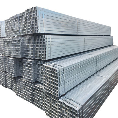 Tubo de aço galvanizado a quente para secção de construção Forma quadrada GB/T 13793-2001