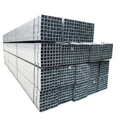Tubo de aço galvanizado a quente para secção de construção Forma quadrada GB/T 13793-2001