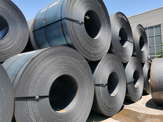 Q195 Q235 Q345 Q235B 0,8-300 mm Espessura MS HRC Ferro Rolante de aço laminado a quente de baixo carbono para transporte em contêiner ou a granel