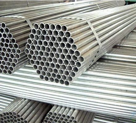Serviço de Processamento de Punção não ligada 1,2 mm 1,5 mm Espessura 6 m Comprimento Tubos de aço galvanizados redondos para empilhamento