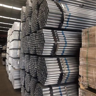 API 5L Tubo de aço galvanizado redondo mergulhado a quente com espessura de 0,45 mm e comprimento de tolerância de 0,35 mm 1-6m