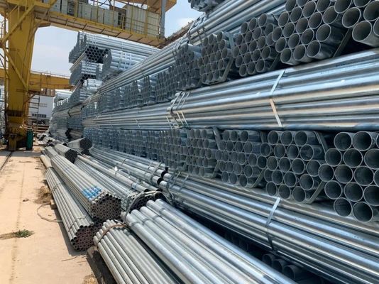Serviço de solda de tubos API Fabricação de tubos galvanizados redondos de espessura 3,5 mm e 2,5 mm para edifícios