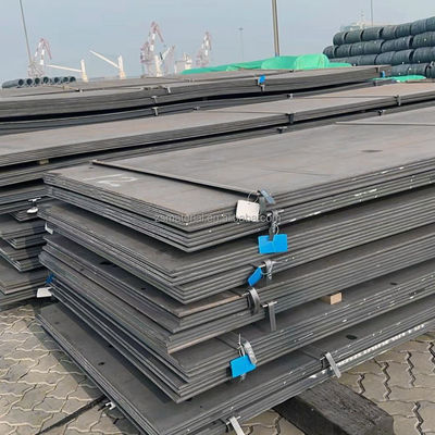 A36 HRC Folha St37 MS Placas 1.5-4.0 Espessura 9 polegadas 4.5mm Q195b Q345 S235j2 Q355 Q355b Placa de aço laminado a quente / suave / carbono