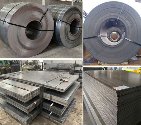 Metal suave A36 S400 Ss400 S355j Revestido Hrc Ms Hr 0,3 mm Chapa de aço carbono em bobinas com CIF para o país do Egito