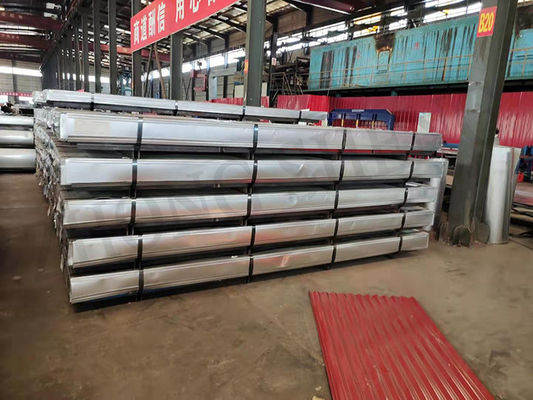 600-1500mm Largura Zinco IBR GI chapa de telhado galvanizado com espessura de 0,6mm e opção de personalização de logotipo