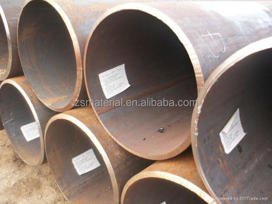 Estrutura SOLDADA ERW TUBO laminado a quente Q195 Q235b St37 Tubo de aço carbono preto sem costura soldado