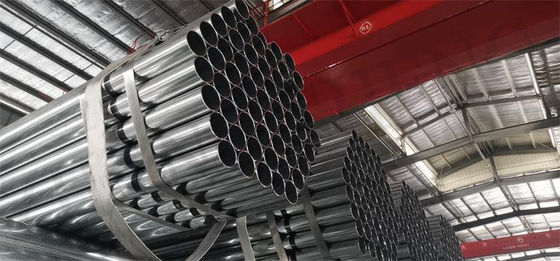 Tubo galvanizado de parede espessa para fabricação de 2,5 mm e 2,8 mm espessura 10 ft comprimento material galvanizado