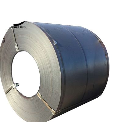 Material de construção de baixo carbono A36 Ferro preto ASTM HRC Q195 Q235B Bobina de aço carbono com espessura de 2,0-3,5 mm laminada a quente