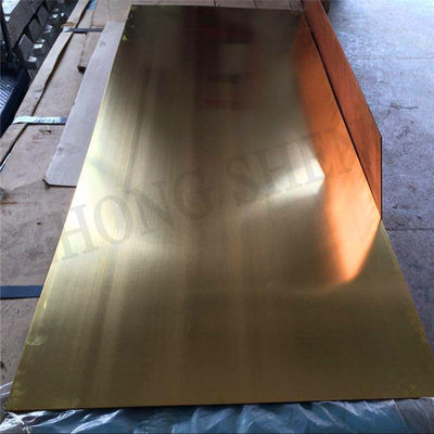 Alta pureza 99,9% Placa de cobre livre de oxigénio Largura da placa 50 mm-2500 mm para indústria eletrônica