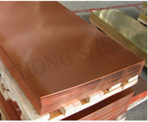 Folha de cobre de 3 mm de espessura 8 x 4 pés ASTM C18150 C18200 C17200 C1720 de matéria prima e não ligada para produtos