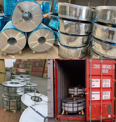 Espessura 0,12-4 mm Fitas de aço galvanizado pré-pintadas para ASTM/AISI/SGCC/CGCC/TDC51DZM/TDC52DTS350GD/TS550GD/DX51D Z Q195-q345