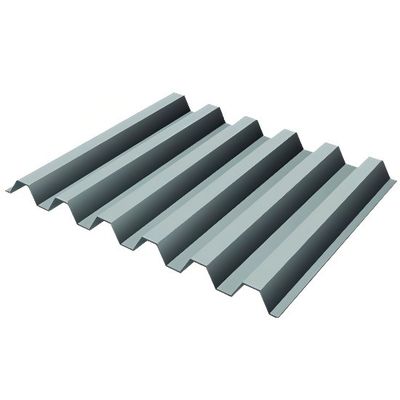 PE revestido 0,38*1200 Azul 0,5 mm Cores revestidas de zinco folha de telhado Azul PPGI folha de telhado corrugado para construção