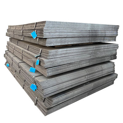 Chapa de aço leve laminada a quente não ligada Q235B S355JR Chapa de aço carbono com acabamento de superfície opaca