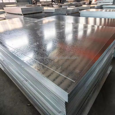 Placa de aço galvanizado a quente de 5 mm de espessura com padrão JIS/BS/EN/ASTM e toda a cor RAL para aplicações de alta temperatura