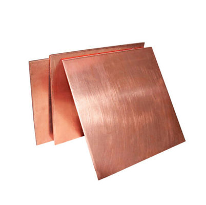 Folha de cobre perfurada fina de cobre 0,3 mm para dobra comprimento 1000mm-12000mm