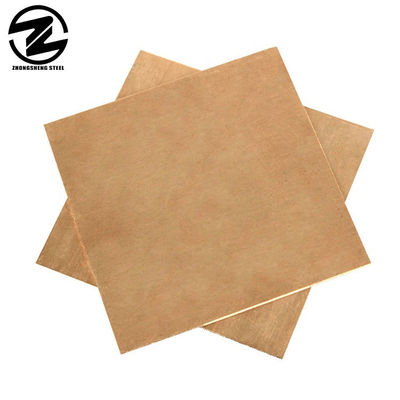 Folha de cobre vermelho 4ft x 8ft não ligada 99% Cu Copper Clad Laminated Sheet CCL 3mm para aplicações aeroespaciais