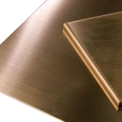 Superfície polida 0,5 mm Chapa laminada revestida de cobre para placa de PCB Venda de cátodo de cobre 3 mm Chapa de latão 4x8