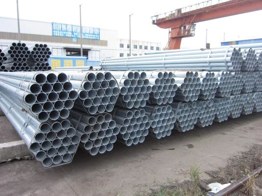 Tubos de estruturas de aço galvanizados redondos de aço galvanizados pré-mergulhados
