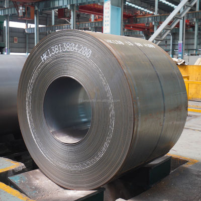 Grade de aço BS Standard Hot Rolled Carbon Steel Coil ASTM A36 Q235 S235jr Q345B com superfície preta