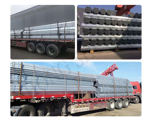 30-275 g/m2 revestimento de zinco 1,5'' OD 2 mm espessura GI galvanizado galvanizado tubo de aço redondo para sistema de fertilizantes químicos