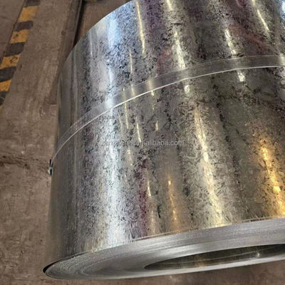 S350GD 1.95 x 1219mm Zero Spangle Zinc GI Galvanized Steel Coil com capacidade de processamento de dobra e revestimento Z181-Z275