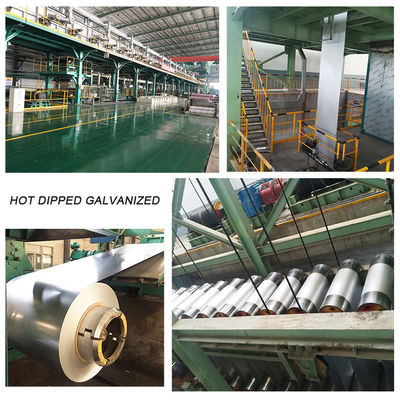 S350GD 1.95 x 1219mm Zero Spangle Zinc GI Galvanized Steel Coil com capacidade de processamento de dobra e revestimento Z181-Z275