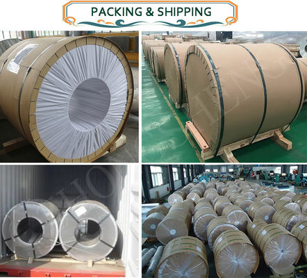 5052 H112 Mirror Reflective Aluminum Coil with ± 1% Tolerance and Slightly Oiled Surface (Coleção de alumínio refletor com ± 1% de tolerância e superfície ligeiramente oleada)