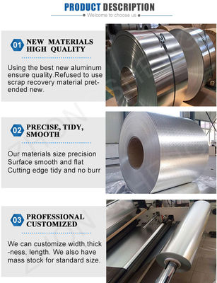 1200 bobina de alumínio com superfície revestida galvanizada de spangle regular e espessura de 0,3 mm 1,0 mm 0,8 mm
