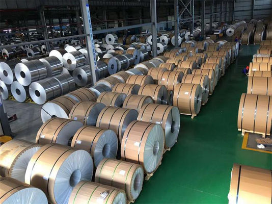 Q235B 3000 1050 0,12mm 2,0mm 3,0mm Espessura Master Coil Alumínio com técnica de laminagem a frio de Meia dureza