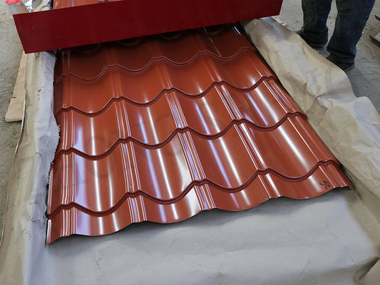 RAL 9047 RAL 9002 Folhas de telhado de metal com revestimento de primer de 8-30/5-30um e certificado SASO