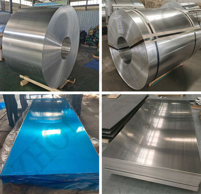 Técnica laminada a frio 3003 6061 Prime 0,12 mm 0,14 mm 0,16 mm Espessura bobina de aço de alumínio com certificado GS