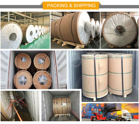H14 bobina de alumínio revestida por cores para utensílios de cozinha e construções da categoria 1060/1100/3003/3102/3105/3004 etc.