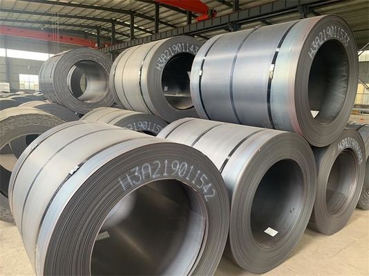 ASTM A-131 A36 Q235 HR carbono MS bobina de aço laminada a quente Garantida e quantidade 5*1500mm
