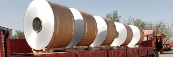 3003 3003 1100 1060 Espessura 0,12 mm -4 mm Folha de alumínio bobina Tisi Certificada e personalizável bobina Peso 3-5 toneladas