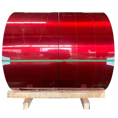 O-H112 Temper PPGI/PPGL bobina de alumínio multicolorido adequado para projetos de construção eletrônica e arte