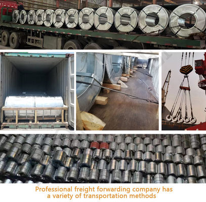 ASTM/AISI/SGCC/CGCC/TDC51DZM/TDC52DTS350GD/TS550GD/DX51D Z Q195-q345 Revestimento de zinco 30-275 g/m2 bobina de aço galvanizado a quente