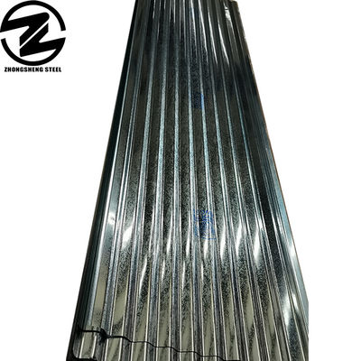 0.6mm 0.8mm 1.2mm Z80g Z100g Gi Chapa de aço revestida de zinco Indústria de construção Chapa de telhado galvanizado de aço ondulado