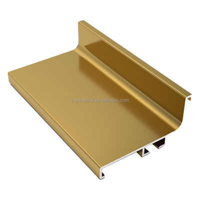 Perfis de alumínio personalizáveis versáteis de engenharia de precisão não oleados para uso industrial e comercial de espessura de 1 mm a 12 mm