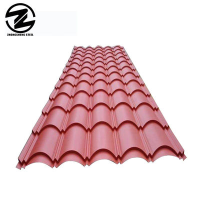 Revestimento de primer 8-30/5-30um PPGI chapas de telhado de metal colorido durável e vibrante para construções elegantes