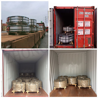 00,8 mm 0,5 mm 0,6 mm Espessura SGCC Faixa de aço galvanizado mergulhada a quente com passagem de pele e tolerância ± 1%